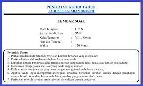 Soal dan kunci jawaban pat ips smp kelas 8 kurikulum 2013 tahun. Soal Jawaban Pat Ips Kelas 8 Smp Tahun 2021 Info Pendidikan Terbaru