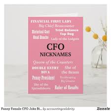 Funny Birthday Wishes For Lady Boss Funny Female Cfo Joke Birthday Greeting Card Zazzle Com In 2020 Birthday Greeting Cards Happy Birthday Greeting Card Personalized Birthday Cards