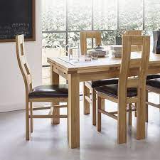 This collection features dining furniture in a variety of styles that suits your home. Oak Dining Chairs Wood Kitchen Chairs Oak Furnitureland