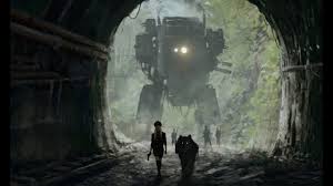 Giant robots tend to be stronger and more durable than standard robots, each in appropriate proportion to its size and mass. 2018 New Hollywood Science Fiction Movie Best Action Sci Fi Movies Kunstproduktion Zufallige Bilder Fantasielandschaft