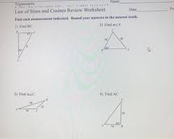 Extra paper may be required in order for students to do their calculations. Solved Name Trigonometry 2016 Kuta Software Llc All Righ Chegg Com