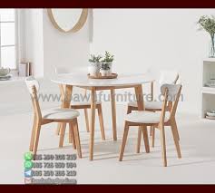 Busa dudukan & sandaran : Jual Set Meja Makan Minimalis 4 Kursi Modern Terbaru Bawu Furniture