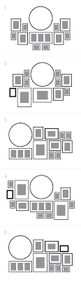 Check Out This Variety Of Gallery Wall Designs That Help You Organize Your Photos Arredamento Cornici Layout Di Galleria A Parete Appendere Quadri