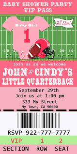 Football Baby Shower Printable Ticket Invitations Printable Etsy In 2021 Football Baby Shower Baby Shower Invites For Girl Baby Shower Tickets