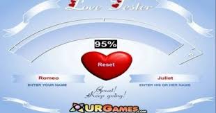 Love Tester Game Test Your Love Meter