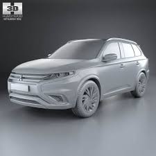 3d Model Of Mitsubishi Outlander Phev S Concept 2014 Outlander Phev Mitsubishi Outlander Mitsubishi Cars