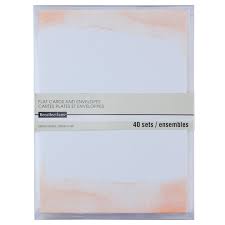 Get started on card making with 6x6 paper pads: Blush Watercolor Cards Envelopes By Recollections Michaels