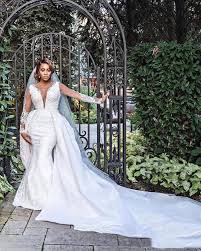 Learn more > added to your favorites! 2020 Long Mermaid Wedding Dresses Detachable Train Luxury Lace Applique Beaded Long Sleeve Plus Size Wedding Gown Robe De Mariee Buy At The Price Of 214 49 In Aliexpress Com Imall Com