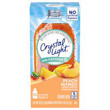 90% fewer calories than leading beverages. Save On Crystal Light On The Go Drink Mix Peach Mango With Caffeine 10 Ct Order Online Delivery Stop Shop
