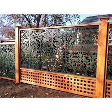 Panels are paintable for complete customization, feature low thermal expansion and contraction and are extra thick for superior durability. Acurio Latticeworks Tree Of Life 32 In X 4 Ft Black Vinyl Decorative Screen Panel 3248pvc Bk Tol Th Decorative Screen Panels Fence Design Decorative Screen