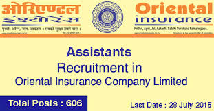 The oriental insurance company limited was incorporated at bombay on 12th september 1947. Assistants Recruitment Oriental Insurance Oicl Assistants Vacancy Oriental Insurance Oicl