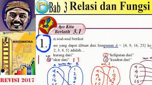Soal ini bisa dipakai sebagai. Relasi Dan Fungsi Matematika Kelas 8 Bse K13 Rev 2017 Lat3 1 No 1 Relasi Dua Himpunan Youtube