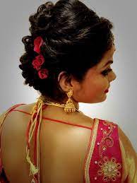 Indian Bride S Bridal Reception Hairstyle By Swank Studio Find Us At Https Www Facebook Com S Indian Bridal Hairstyles Indian Wedding Hairstyles Bridal Hair