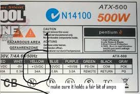 Don't mistake peak power with rms power. Pc Power Supply Powering Car Amplifier In Home Ecoustics Com