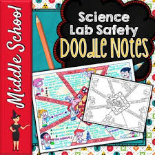 Science Lab Safety Science Doodle Notes Interactive