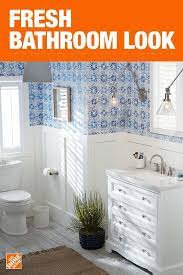 With bathrooms, you can either carry in the decorating style that runs through the rest of your home, or you can bring in an entirely new style, as the bathroom is a closed space, separate from the other. The Home Depot Has Everything You Need For Your Home Improvement Projects Click Through To Le Bathrooms Remodel Bathroom Remodel Master Small Bathroom Remodel