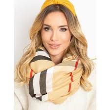 Dámský šátek s třásněmi HAMZA světle růžový (37 kousků)