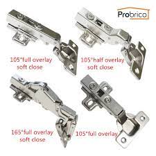 I thought i would reuse the old ones, but after painting my cabinets i realized i needed new and in the nickel finish. Probrico Soft Close Cabinet Hinges Special 105 165 Degree Full Overlay Half Overlay Hinges Har Cabinet Hinges Kitchen Cabinets Hinges Glass Door Hinges