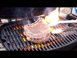 Boneless rib eye steak is one of the juiciest and flavorful steaks you can grill. How To Grill A Killer Steak On The Weber Q Rib Steak Aka Bone In Rib Eye Youtube