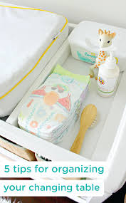 Set Your Changing Table Up For Success Project Nursery Baby Changing Tables Nursery Organization Changing Table Baby Changing Table Organization