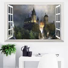 Check spelling or type a new query. Harry Potter Poster 3d Fake Window Hogwarts Decorative Wall Stickers Wizarding World School Adhesive Wallpaper For Baby Bedroom Wallpapers For Wallpaper For Babywall Sticker Aliexpress