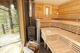 But finding a sauna isn't easy unless you happen to belong to a gym that offers one. Sunhouse Modern Prefab Includes Finnish Sauna Tiny House Blog