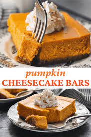Pumpkin Cheesecake Bars Recipe Pumpkin Cheesecake Bars Pumpkin Cheesecake Pumpkin Recipes Easy