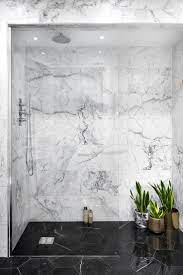 If you are doing a modern house, your tiles should be more contemporary, such as white carrara marble. Master Marble Walk In Shower Room Marble Master Room Shower Walkin Marble Bathroom Designs Black Marble Bathroom Shower Cabin