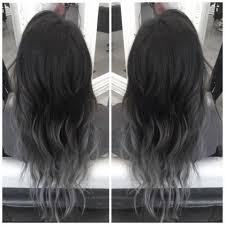 Black And Dark Grey Ombre Hair Grey Ombre Hair Grey Ombre Hair Black Hair Dye Hair Styles