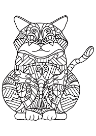 Rd.com pets & animals don't judge a feline by its fur. Coloring Page Fat Cat Free Printable Coloring Pages Img 31412