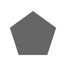 The pentagon shapes range in size from 1 inch to 7 inches wide. Pentagon Craft Shape Craftcuts Com