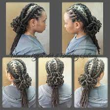 Wow When My Locs Get This Longa Loc Petals Fishtail Braids By Necijones Locs Hairstyles Braids For Short Hair Dreads Styles