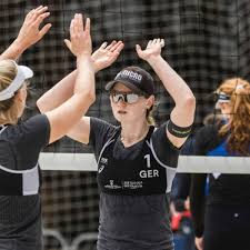 Germany's beach volleyball stars karla borger and julia sude have said they will boycott a tournament in qatar next month because it was the only country w. Beachvolleyball Nur Borger Sude Im Viertelfinale