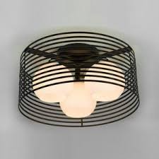Black And Gold Flush Mount Ceiling Light 3 Light Black Metal White Shade Designer Flush Mount Ceiling Lights With Images Ceiling Lights Bedroom Ceiling Light Black Ceiling Lighting