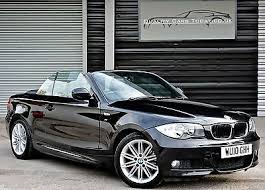2010 Bmw 1 Series 120d Diesel Convertible M Sport Automatic Auto Black Leather Bmw Cars Bmw 1 Series Bmw Bmw Cars