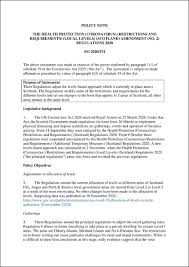 We have got to look at the picture in the round and the context that surrounds different areas, she. The Health Protection Coronavirus Restrictions And Requirements Local Levels Scotland Amendment No 2 Regulations 2020 Policy Note