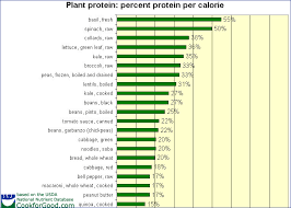 15 Ageless How Much Protein In Vegetables Chart
