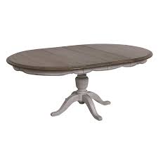 Une table à manger ronde originale, en bois mdf blanc mat et verre trempé 8mm teinté blanc. Table Ronde Extensible En Pin 8 Personnes Chateau Tables Interior S