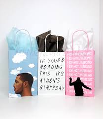 If You Re Reading This Please Make My Hotline Bling Drake Favor Bag Drake Gift Bag Drake Birthday Party Drake Etsy In 2020 Drake Birthday Party Drake S Birthday Birthday Goodie Bags