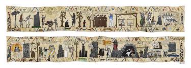 Monty Python And The Holy Grail As Told In The Style Of The Bayeux Tapestry Officially Licensed Print Produced For Bayeux Tapestry Tapestry Historical Events
