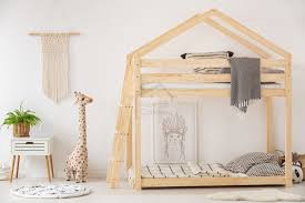 litera casita gl 90x190cm monlitcabane loft betten bett ideen haus fur kinder