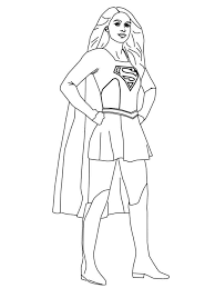 Free printable coloring page for dc super hero girls. Supergirl Coloring Page Free Printable Coloring Pages For Kids
