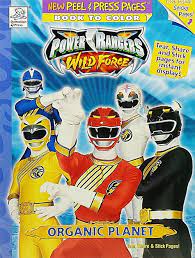 Power rangers coloring pages are a fun way for kids of all ages, adults to develop creativity, concentration, fine motor skills, and color recognition. Power Rangers Wild Force Organic Planet Coloring Books At Retro Reprints The World S Largest Coloring Book Archive