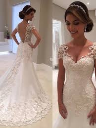 Oder du bist auf eine hochzeit eingeladen. Meerjungfrau Brautkleider Gunstig Trompete Brautmode Online Bonnyin De