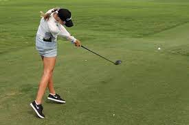 Nelly korda height is 5 feet 10 inches tall and her body weight is 52 kg. Nelly Korda Grabs Two Shot Lead At Lpga S Ana Inspiration The Boston Globe