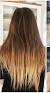 Brown Hair Dyed Tips