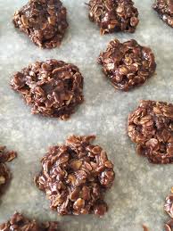Then, use a 1 tbs measuring spoon or cookie scoop to portion out the no bake cookies, and place them onto a baking sheet lined with waxed paper. Dairy Free Chocolate No Bake Cookies Dairy Egg And Nut Free