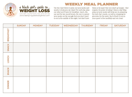 dinner charts printable weekly weigh in chart weekly