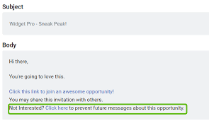 You find them truly unpleasant and irritating and want them to stop pursuing you as soon as possible. How Does Not Interested Opt Out Work How Can Users Undo This