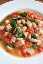 Martina Mcbride S Quick And Easy White Bean And Baby Greens Stew My Recipe Reviews Recipe In 2020 Ham And Bean Soup Bean Recipes Delicious Soup